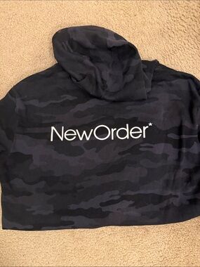 NewOrder Black Camo Zip Hoodie